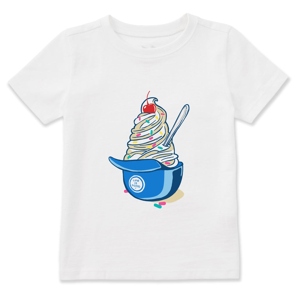Toddler Baseball Ice Cream Short Sleeve Crusher Tee product image 3