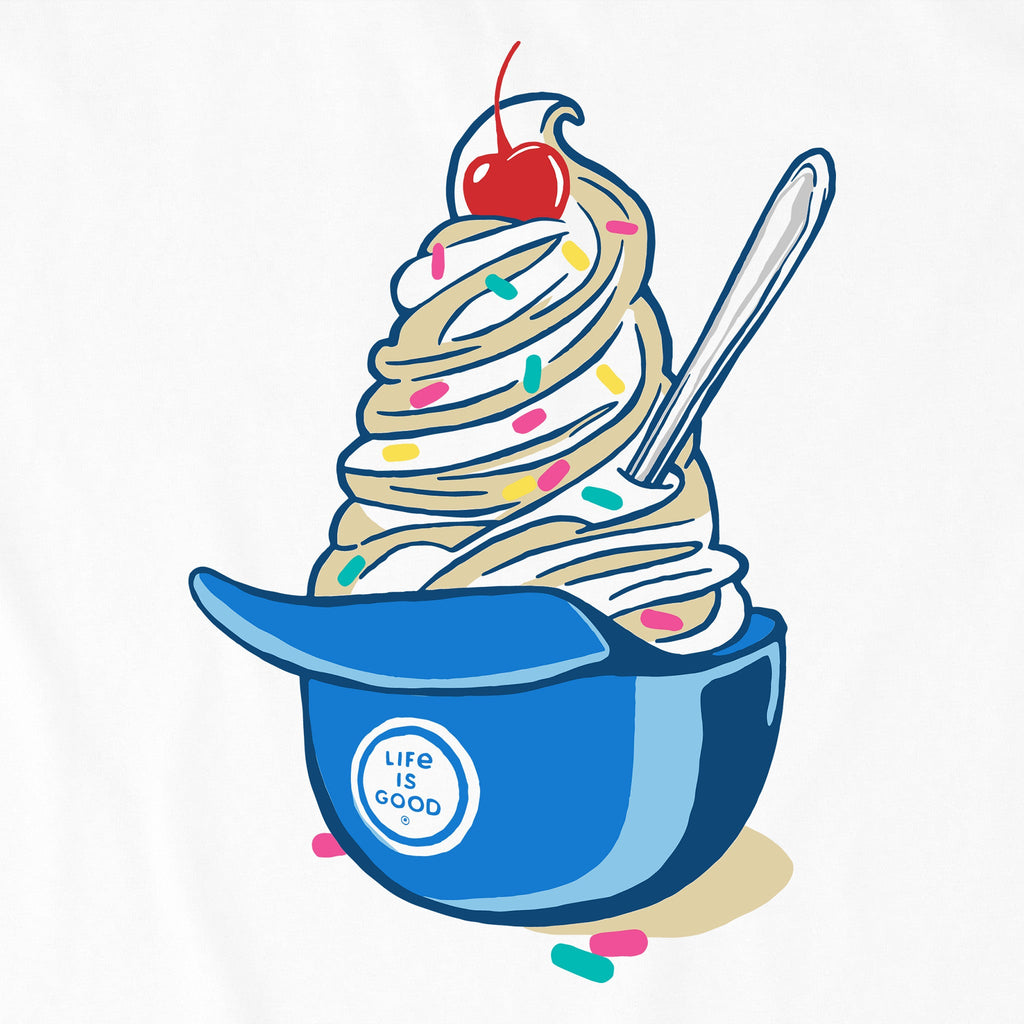 Toddler Baseball Ice Cream Short Sleeve Crusher Tee product image 2