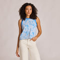 Women's Tropical Tourist Pattern Crusher Boxy Tank product image 1