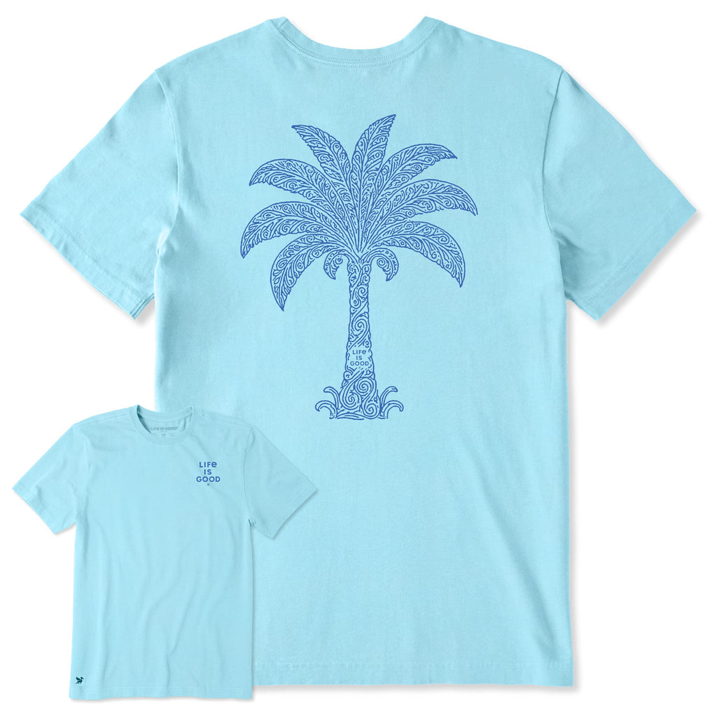 Men's Patterned Palm Short Sleeve Crusher Tee product image 1