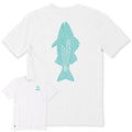 Men's Patterned Striped Bass Short Sleeve Crusher Tee product image 1