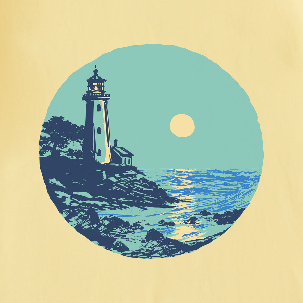 Men's Lighthouse Moon Short Sleeve Crusher Tee product image 2