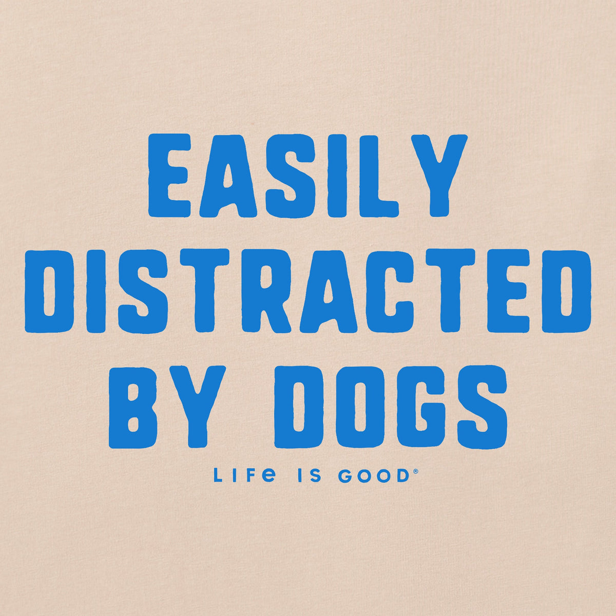 Men's Easily Distracted by Dogs Short Sleeve Crusher Tee product image 4
