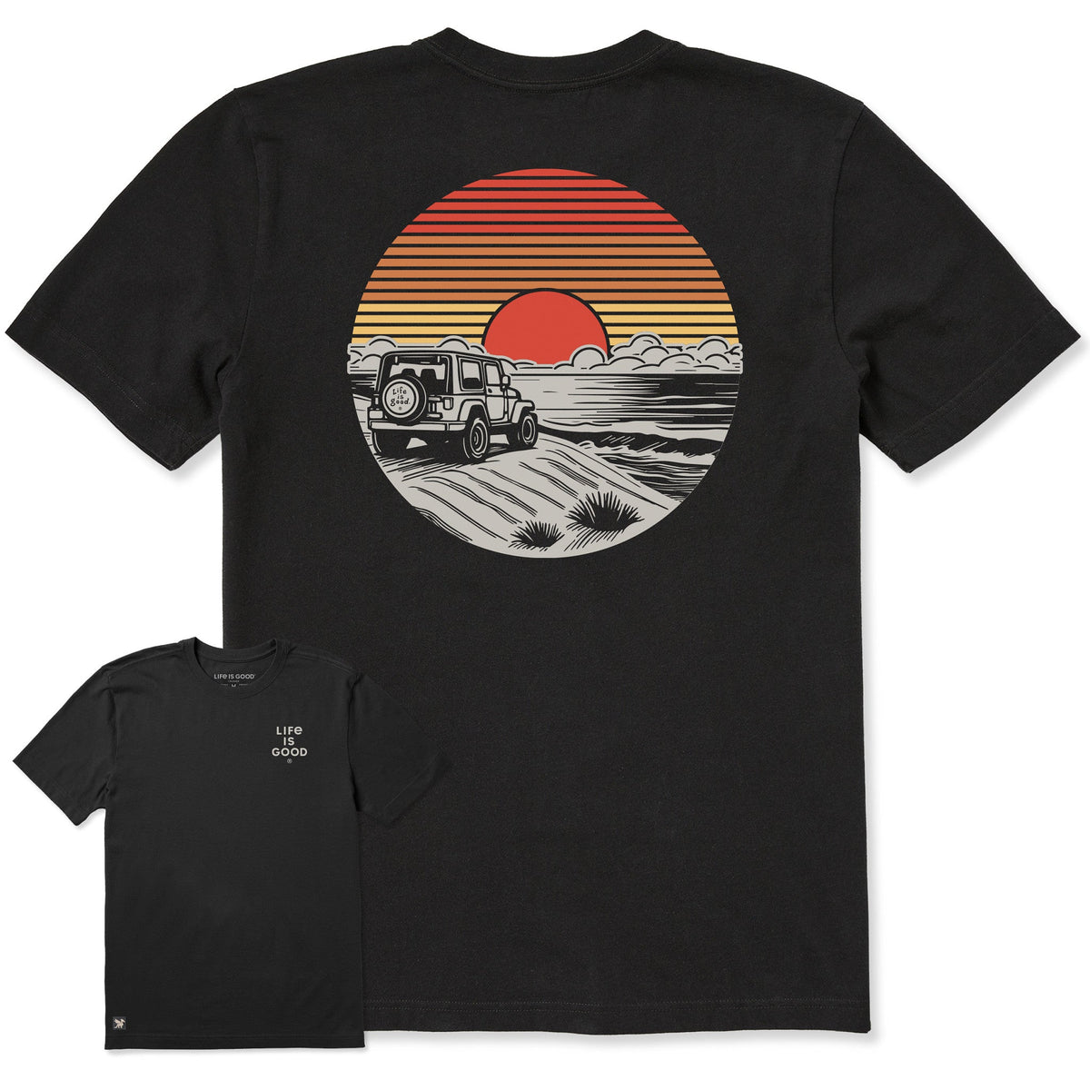 Men's 4x4 Sunset Short Sleeve Crusher Tee product image 4