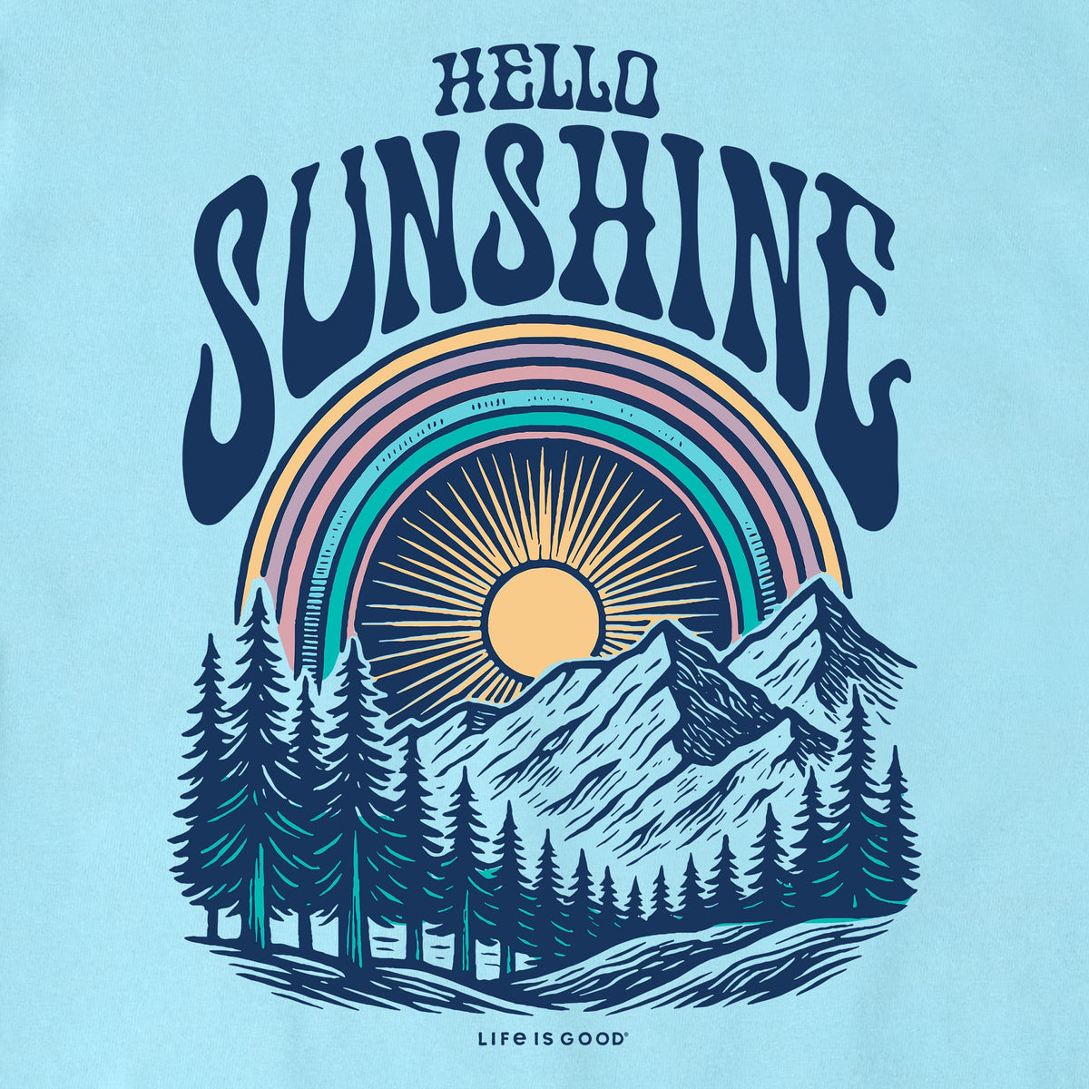 Women's Hello Sunshine Mountain Glow Short Sleeve Crusher product image 4