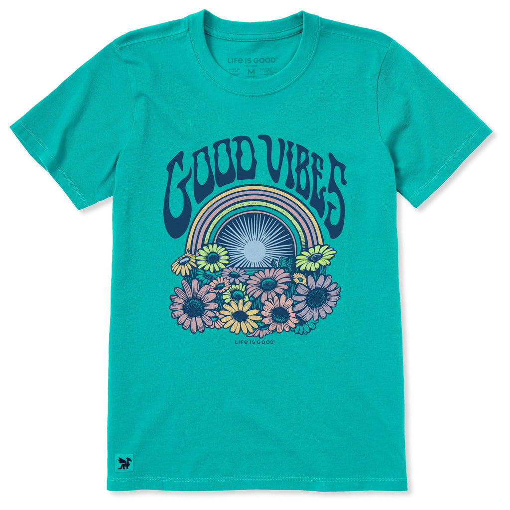 Women's Good Vibes Bloom Short Sleeve Crusher Tee product image 1
