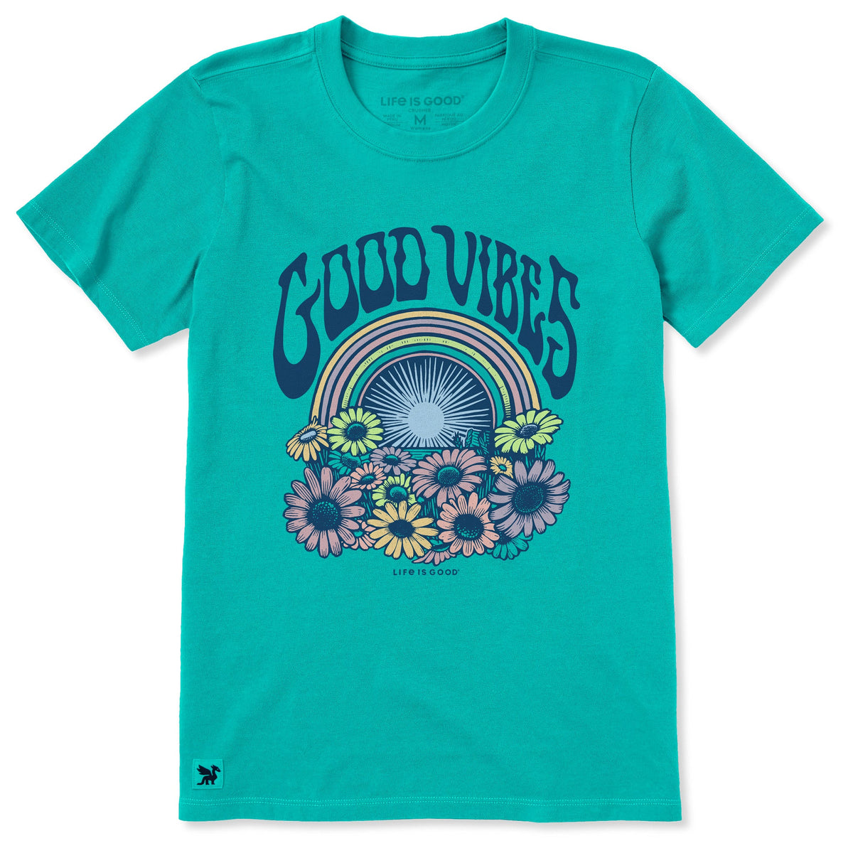 Women's Good Vibes Bloom Short Sleeve Crusher Tee product image 1