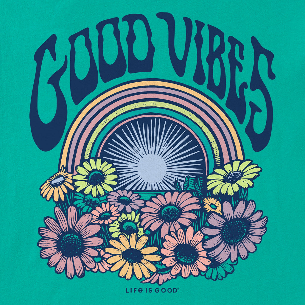 Women's Good Vibes Bloom Short Sleeve Crusher Tee product image 2
