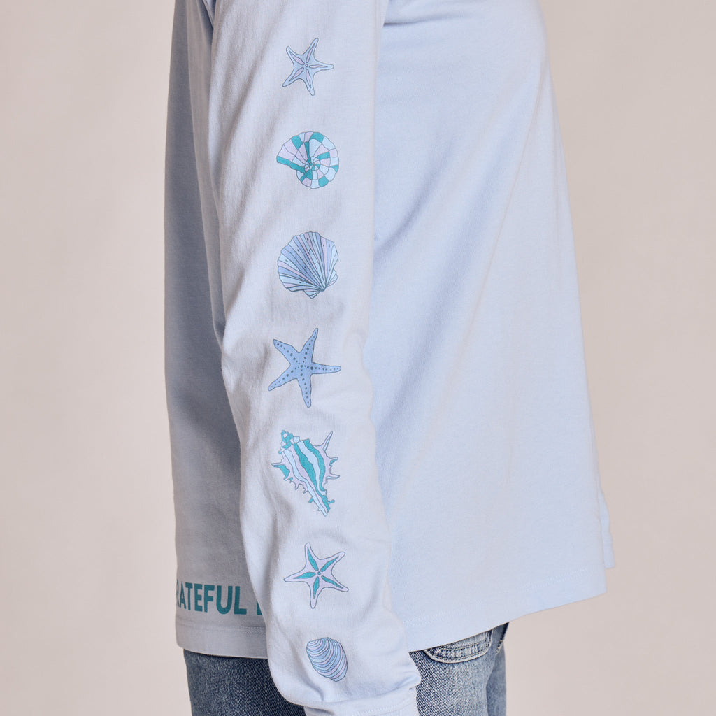 Women's Grateful Day Message Long Sleeve Crusher Tee product image 5