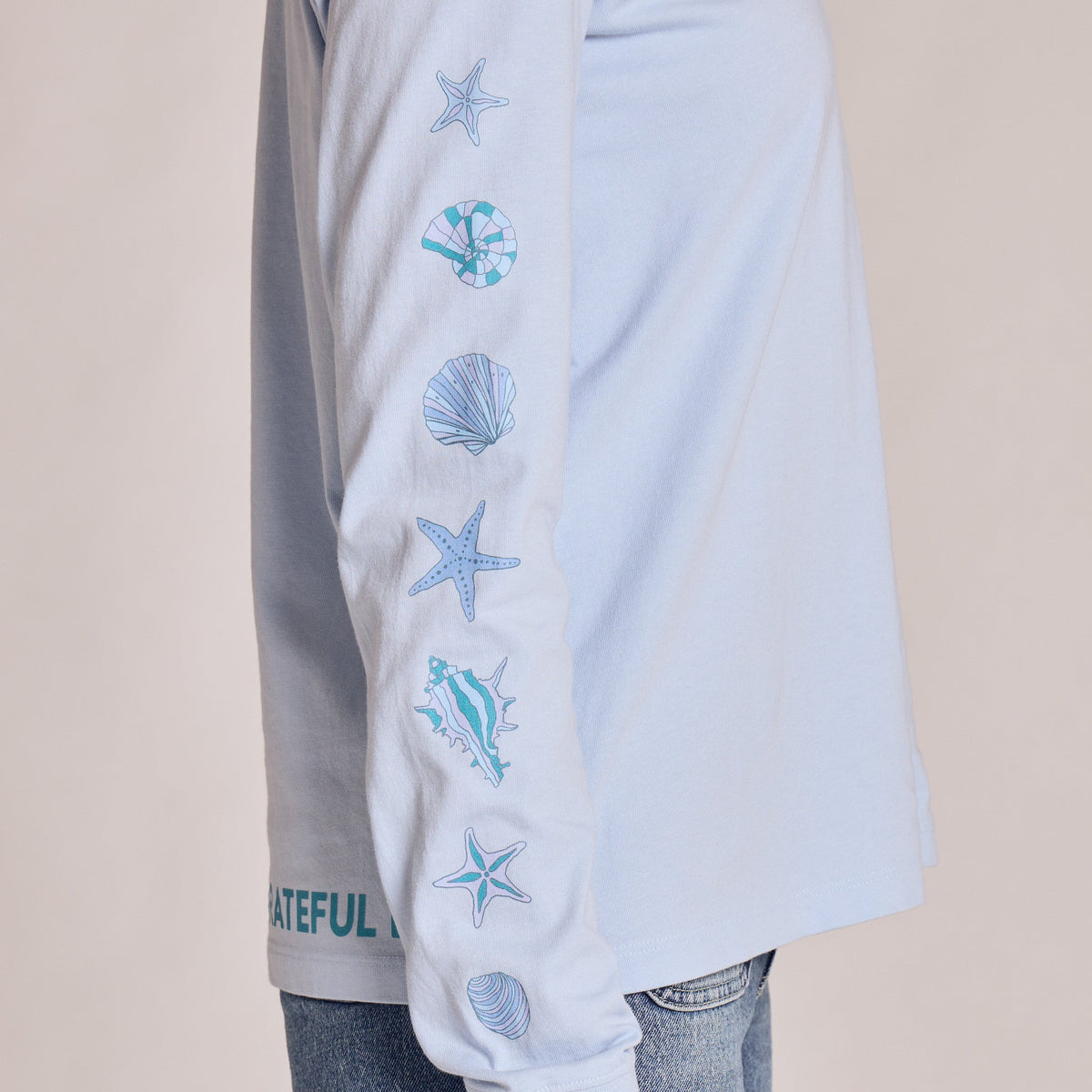 Women's Grateful Day Message Long Sleeve Crusher Tee product image 5