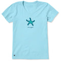Women's Starfish LIG Short Sleeve Vee product image 1