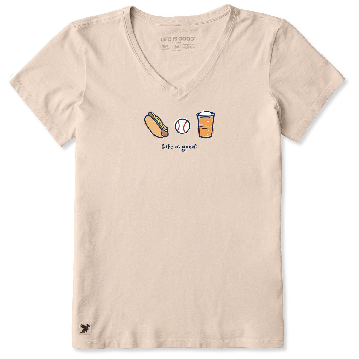 Women's LIG Baseball Trio Short Sleeve Crusher Vee product image 1