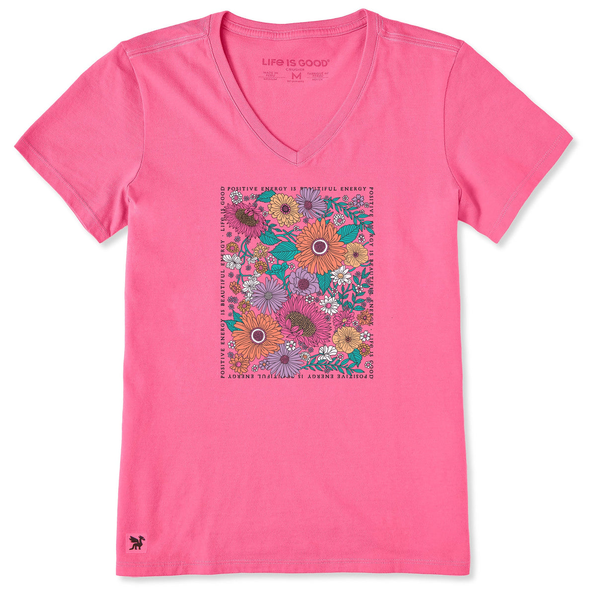 Women's Beautiful Energy Wildflowers Short Sleeve Crusher product image 1
