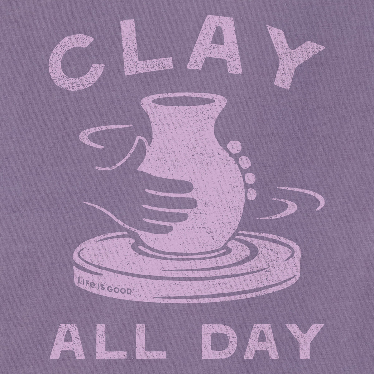 Women's Clay All Day Pottery Short Sleeve Crusher Vee product image 2