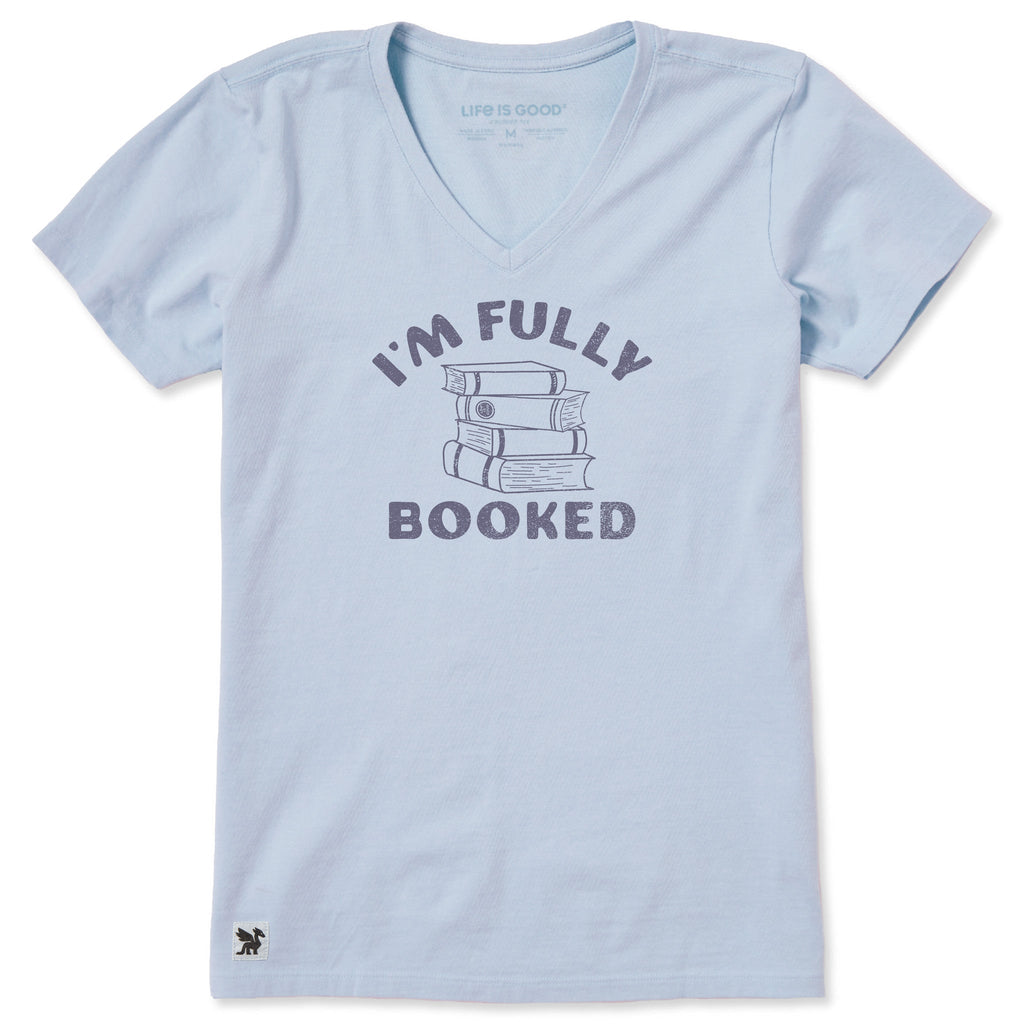 Women's I'm Fully Booked Books Short Sleeve Vee product image 1