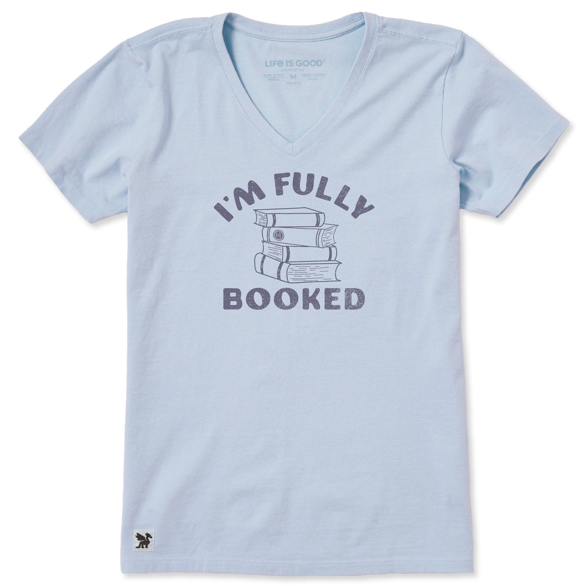 Women's I'm Fully Booked Books Short Sleeve Vee product image 1