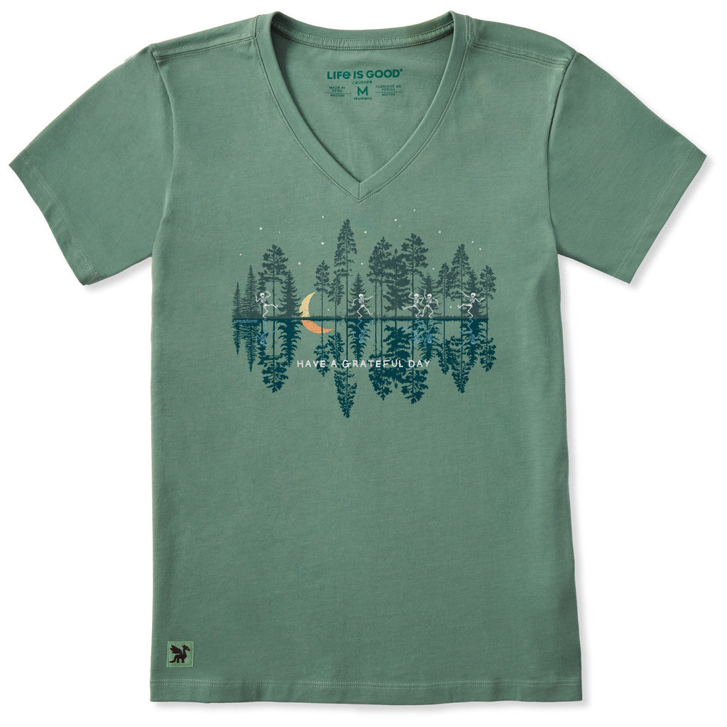 Women's Grateful Day Skeleton Reflections Short Sleeve product image 3