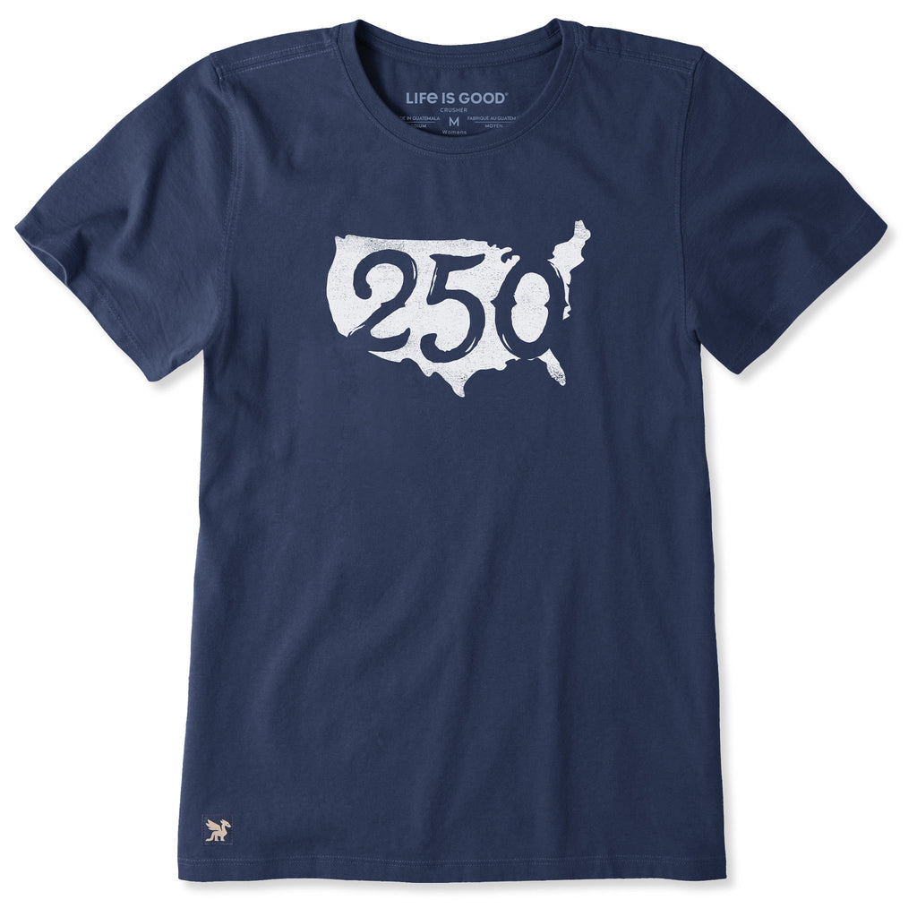 Women's America Map 250 Short Sleeve Tee product image 1