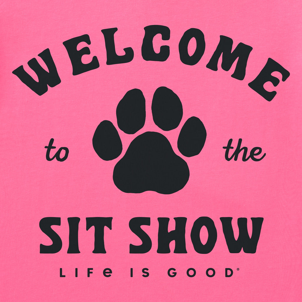 Women's Sit Show Paw Short Sleeve Crusher-LITE Vee product image 2