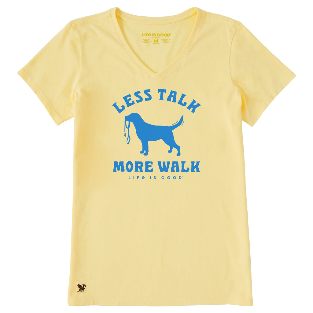 Women's Less Talk More Walk Leash Short Sleeve Crusher-LITE product image 1