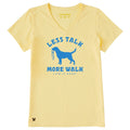 Women's Less Talk More Walk Leash Short Sleeve Crusher-LITE product image 1