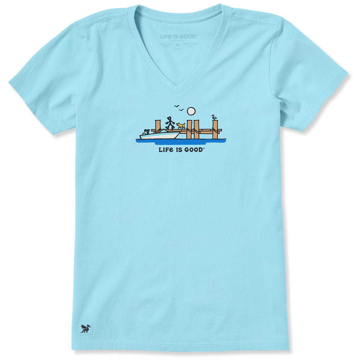 Women's Dockside Boat Vista Short Sleeve Crusher-LITE Vee product image 1
