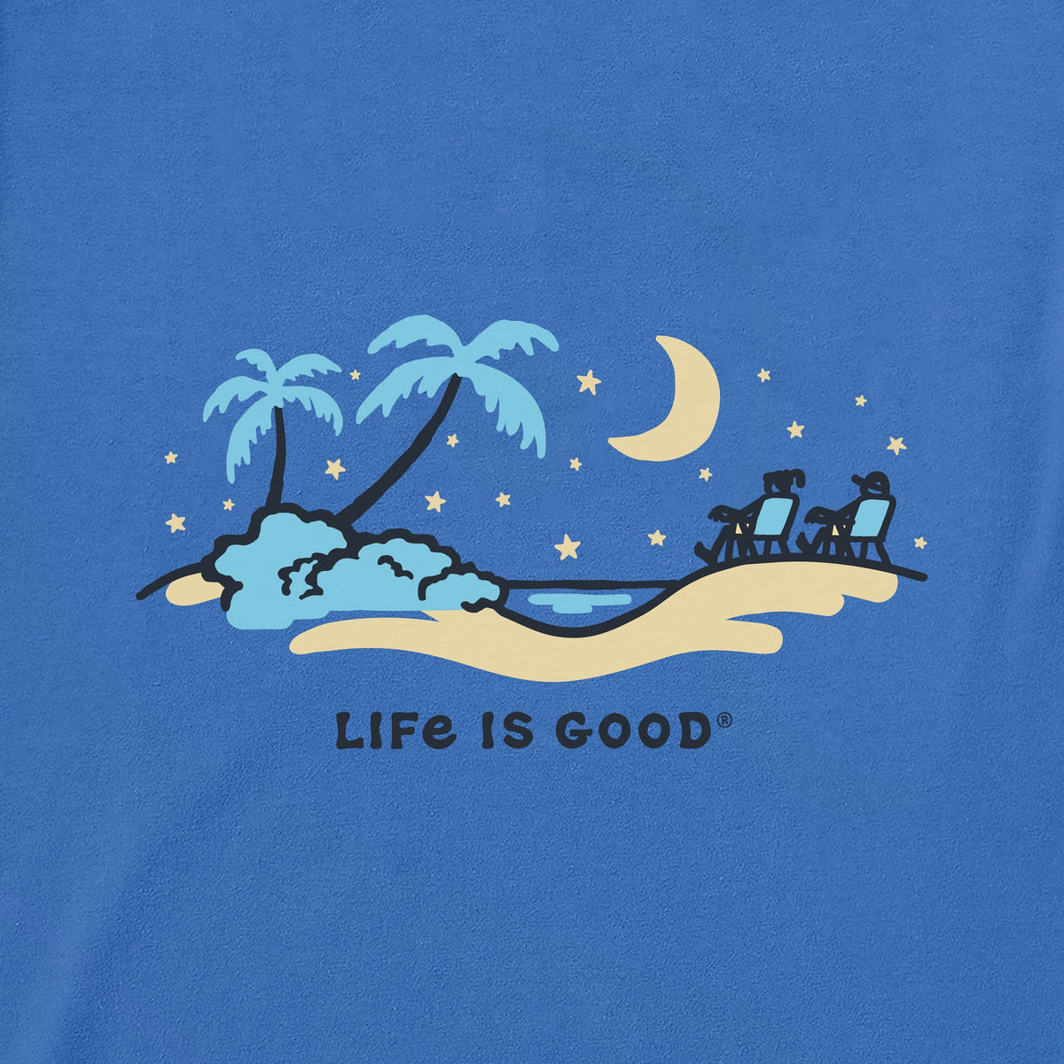 Women's Beachside Night Vista Short Sleeve Crusher-LITE Vee product image 4