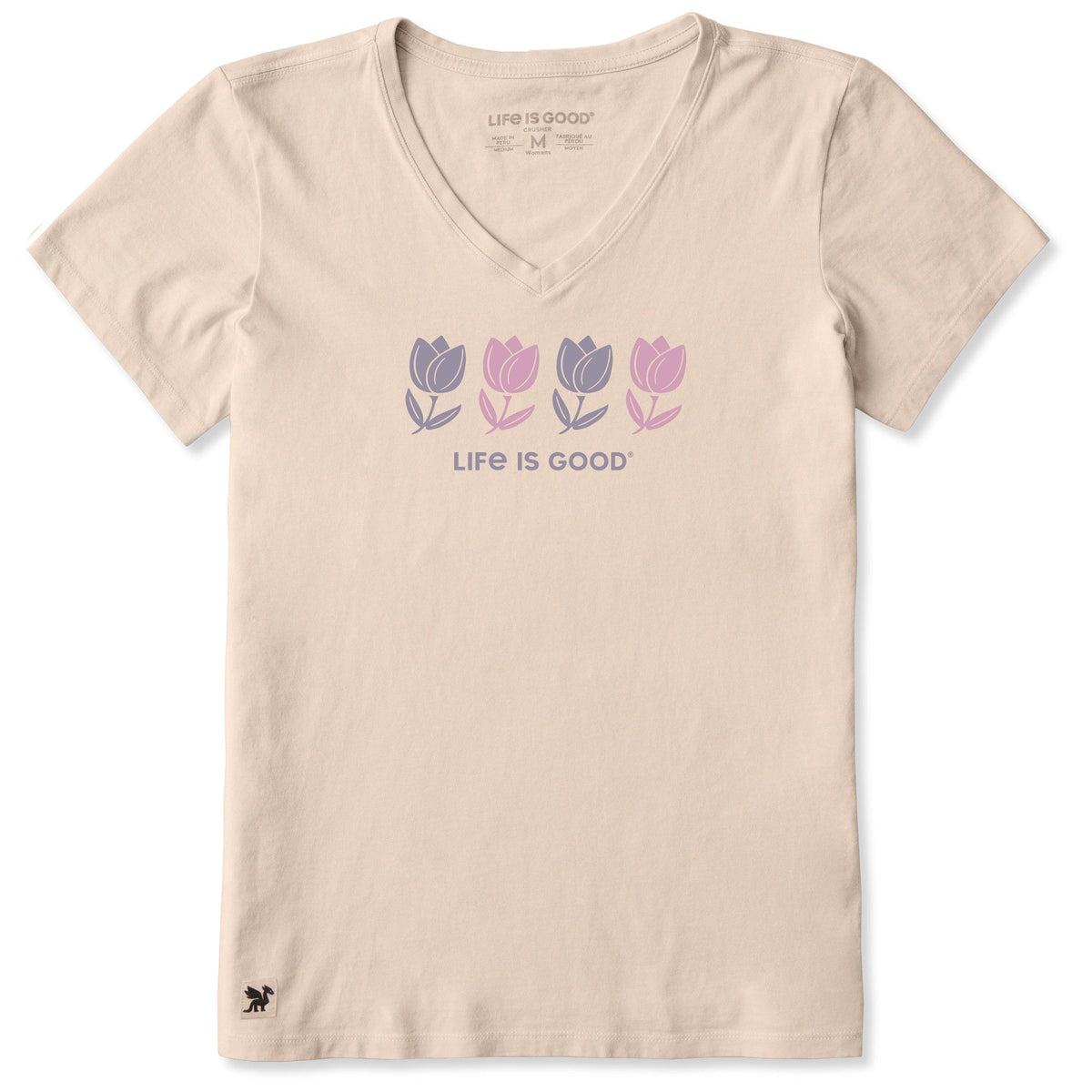Women's Rally Tulips Short Sleeve Crusher-LITE Vee product image 3
