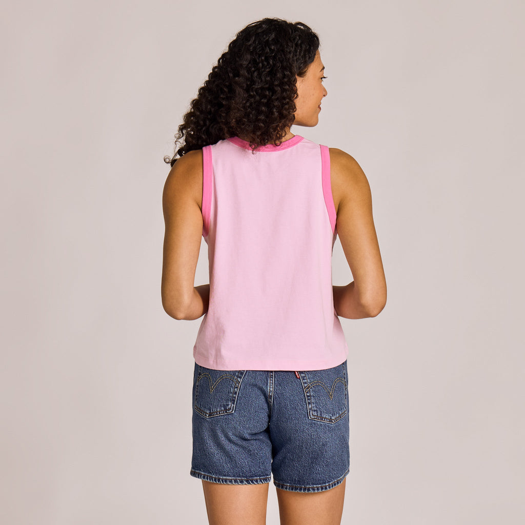 Women's Tropical Vibe Crusher Boxy Tank product image 3