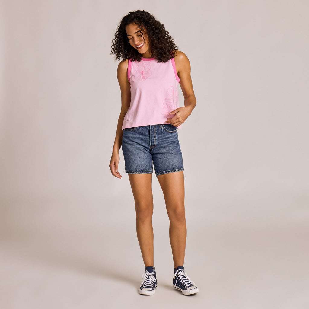 Women's Tropical Vibe Crusher Boxy Tank product image 5