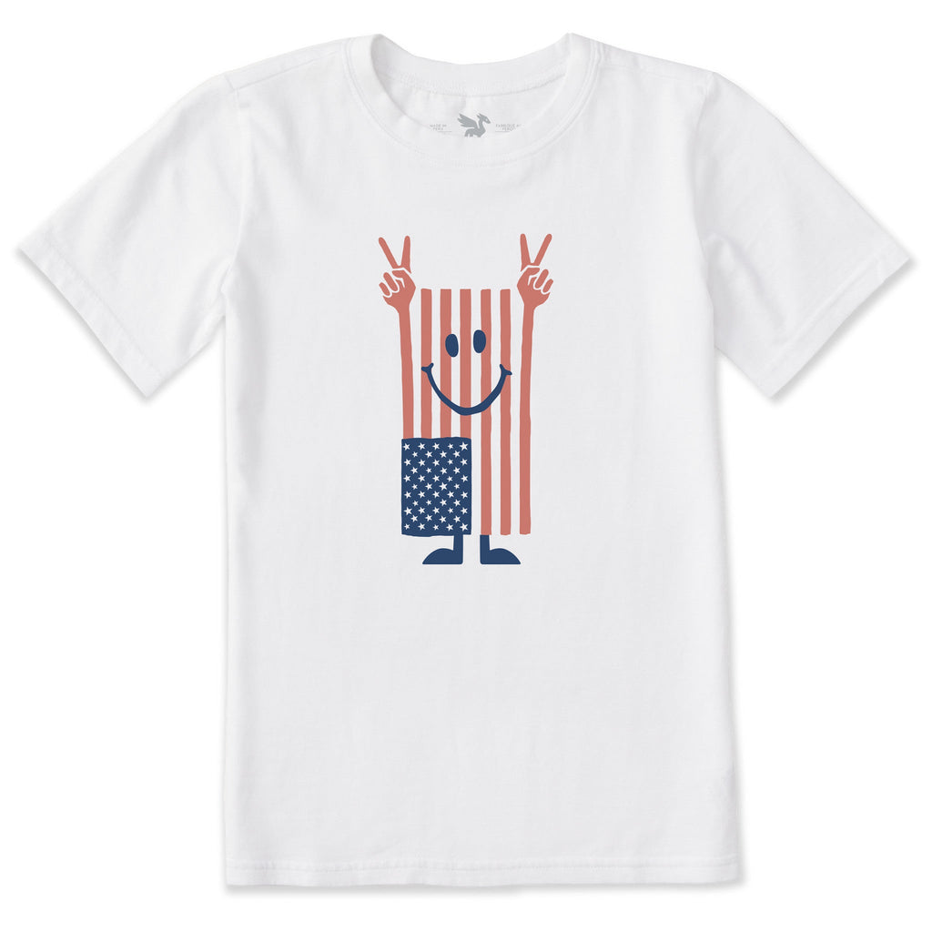 Kids Liberty & Laughs Short Sleeve Crusher Tee product image 1