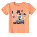 Toddler See Ya Later, Excavator Short Sleeve Crusher Tee product image 1