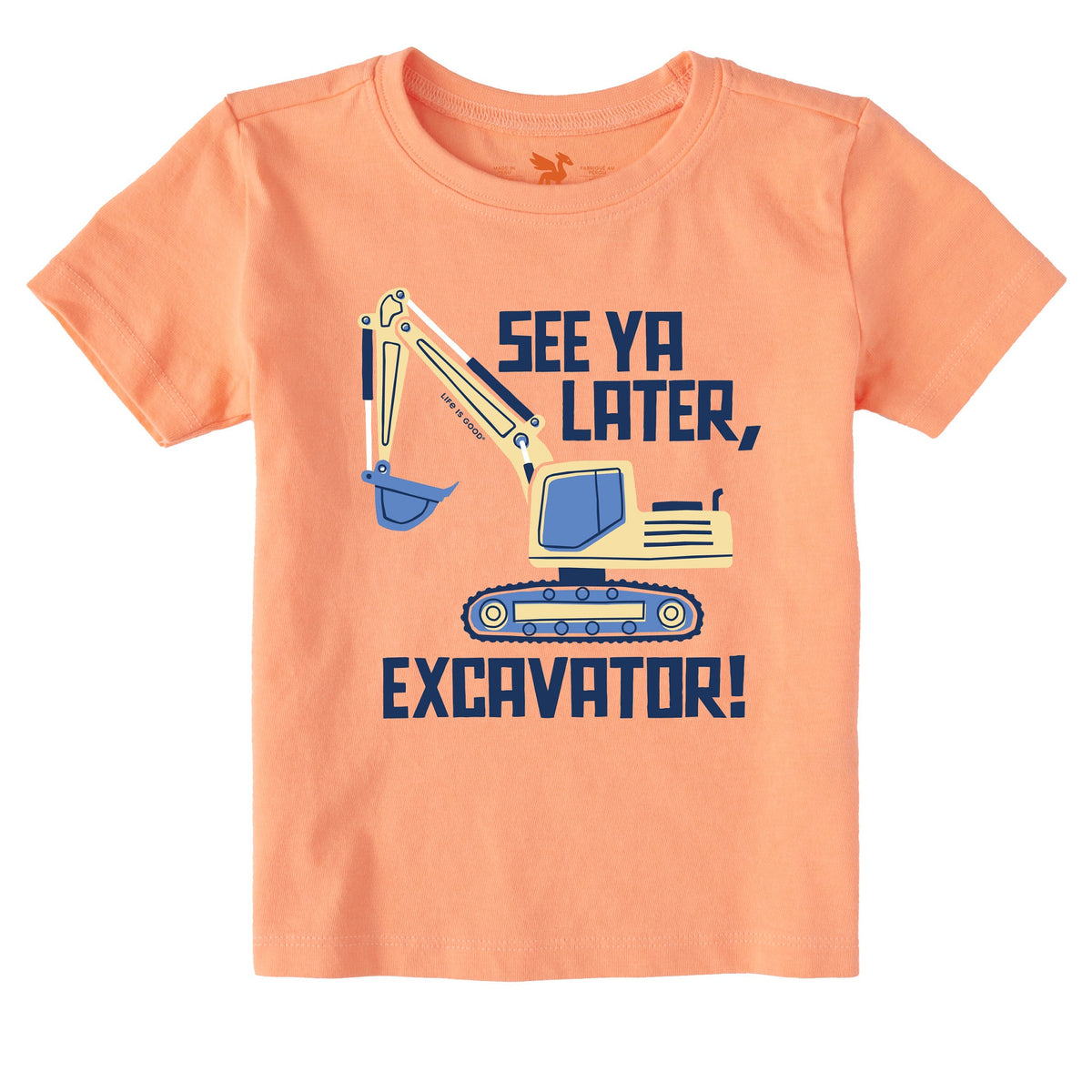 Toddler See Ya Later, Excavator Short Sleeve Crusher Tee product image 1