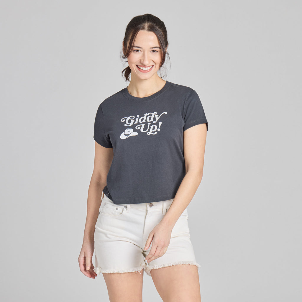 Women's Giddy Up Hat Crusher-LITE Shrunken Tee