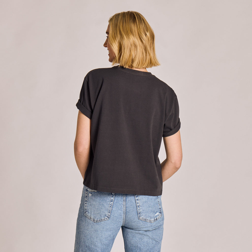 Women's Live Music Cold Beer Short Sleeve Crusher Boxy Tee product image 3