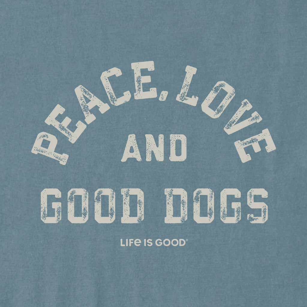 Women's Peace, Love, and Good Dogs Short Sleeve Crusher product image 2