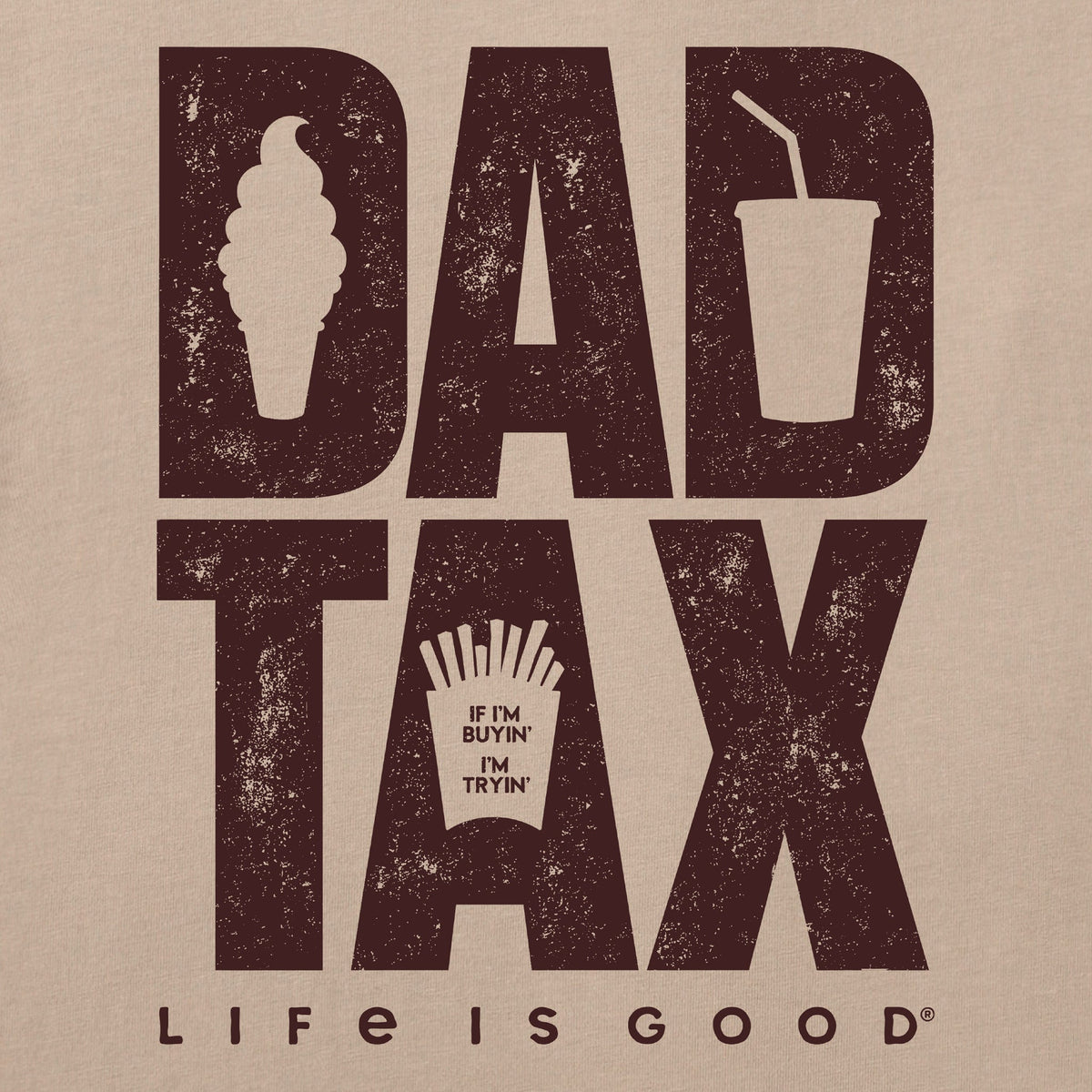 Men's Dad Tax Stack Short Sleeve Crusher Tee product image 4