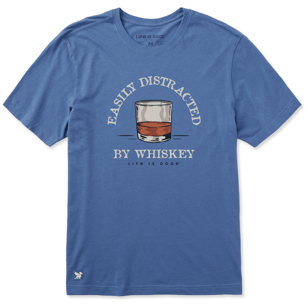 Men's Easily Distracted by Whiskey Short Sleeve Tee product image 3