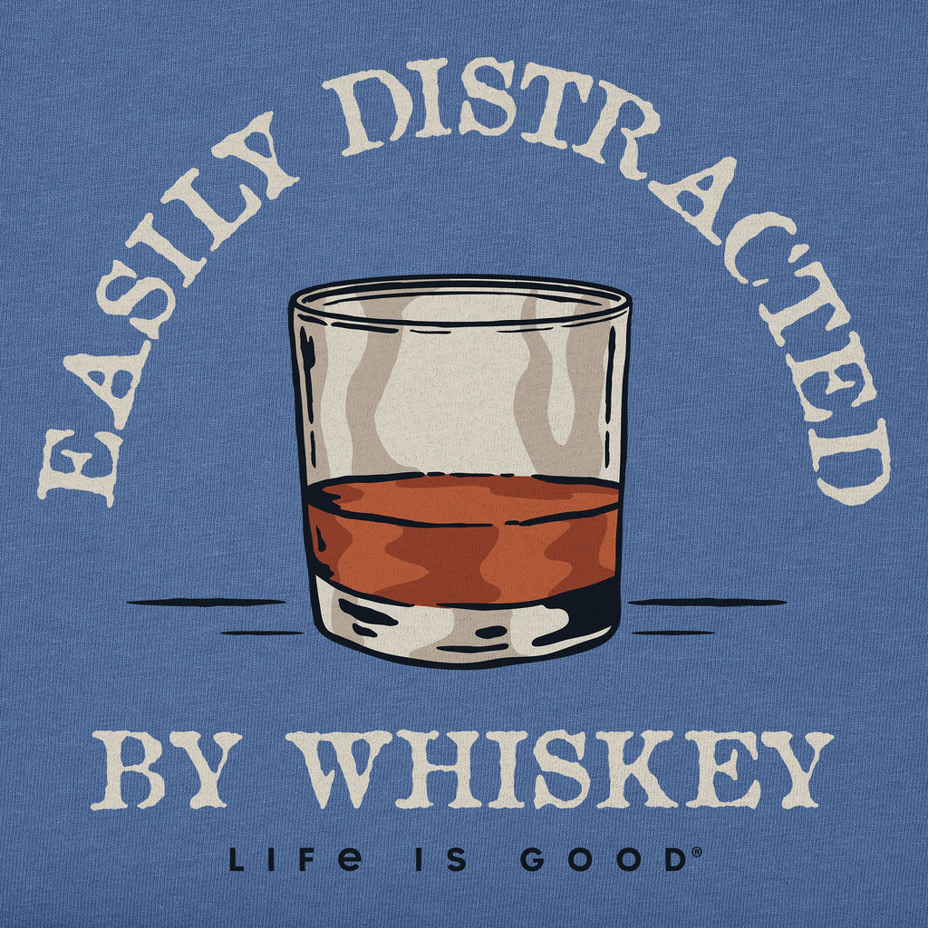Men's Easily Distracted by Whiskey Short Sleeve Tee product image 4