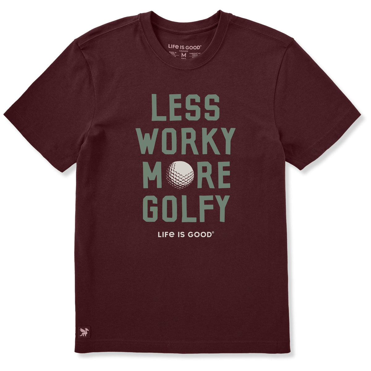 Men's Less Worky More Golfy Short Sleeve Crusher Tee product image 3