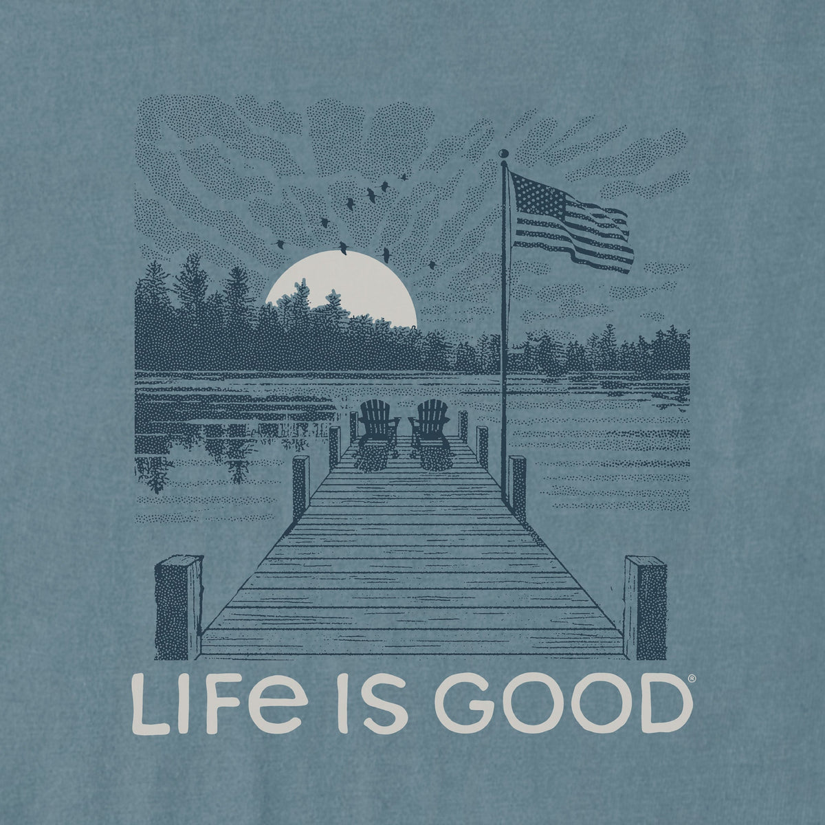 Men's Land of the Chill Short Sleeve Crusher Tee product image 5