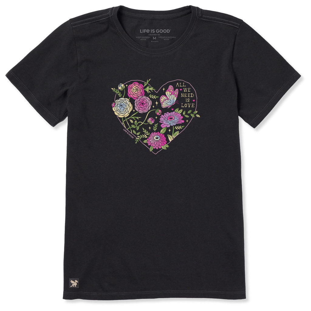 Women's All We Need Is Love & Blooms Short Sleeve product image 3