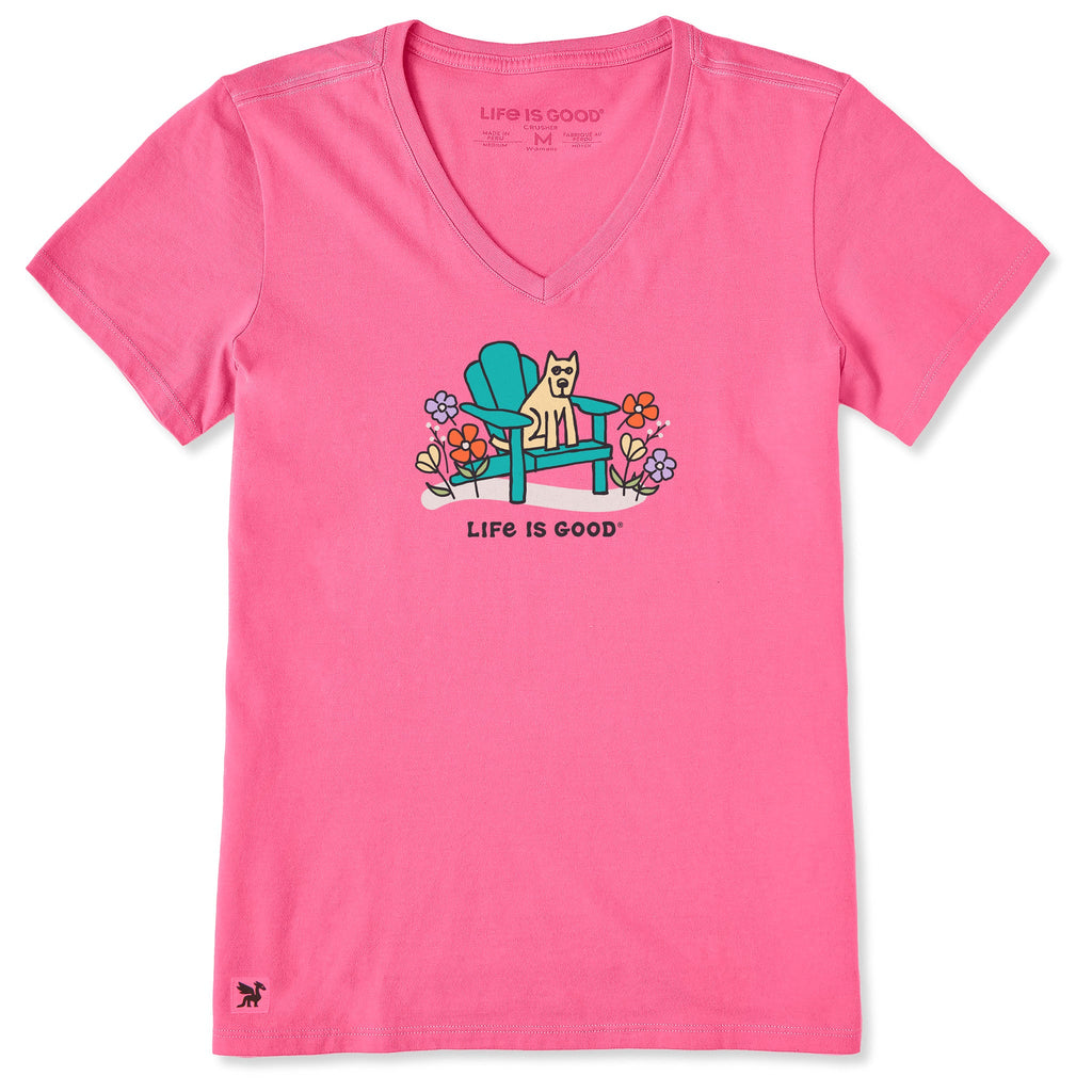 Women's Rocket Adirondack Flowers Short Sleeve Crusher Vee product image 3