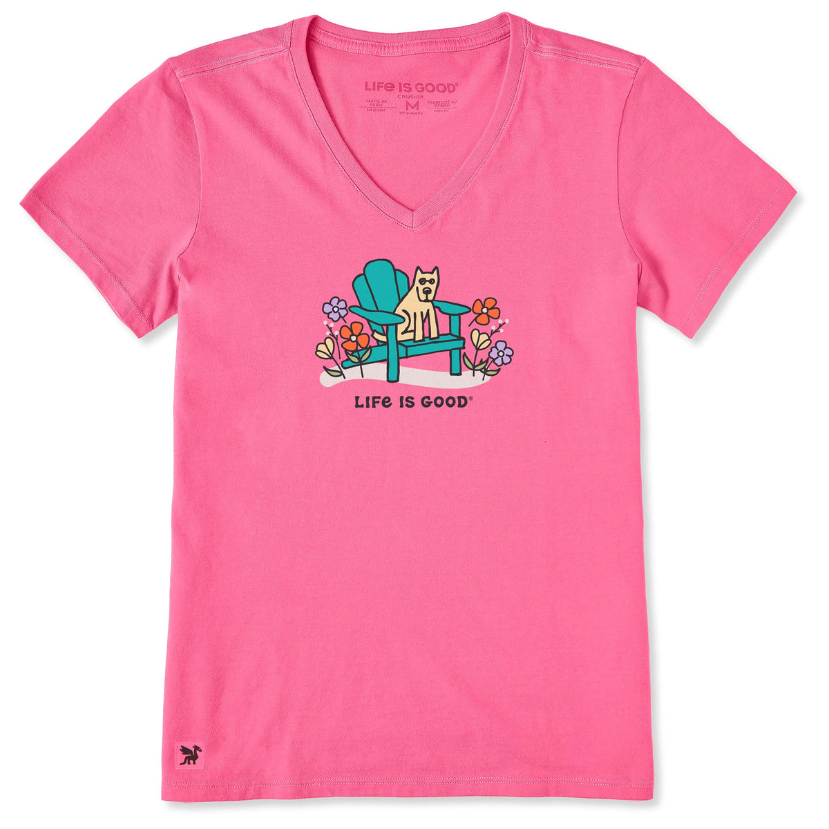 Women's Rocket Adirondack Flowers Short Sleeve Crusher Vee product image 3