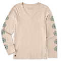 Women's Celtic Clovers Long Sleeve Crusher Vee product image 1