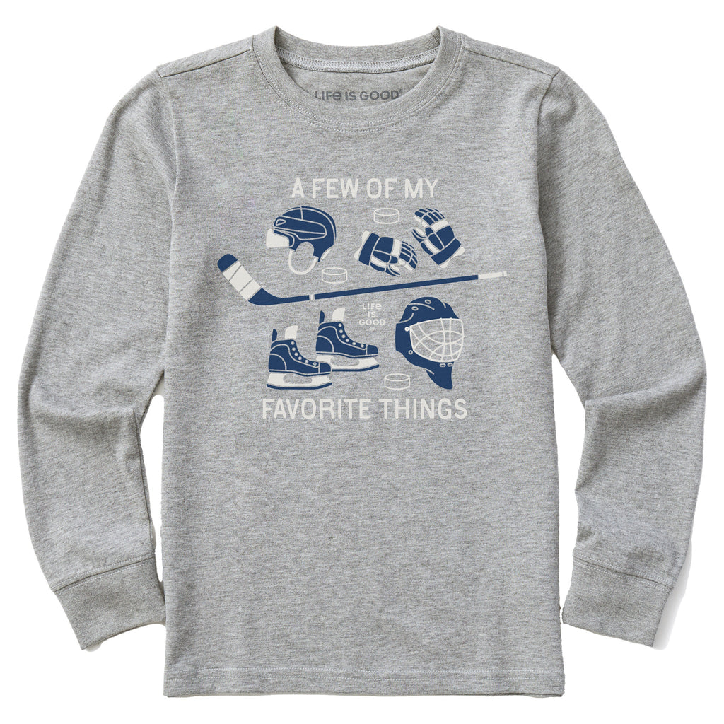 Kids A Few of My Favorite Hockey Things Long Sleeve Crusher product image 3