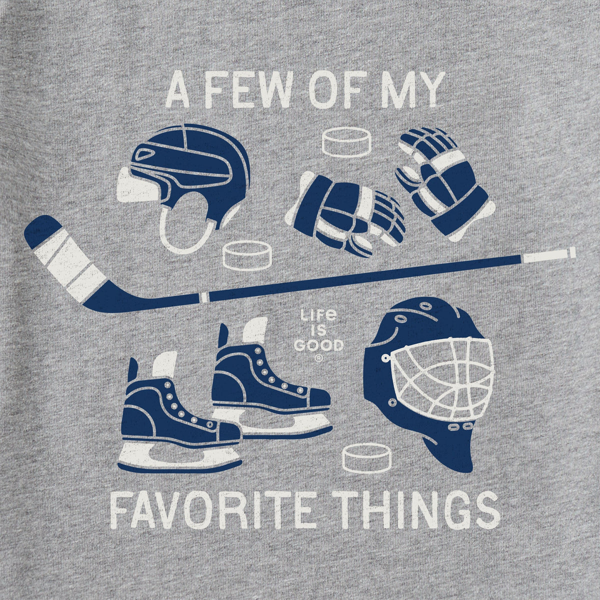 Kids A Few of My Favorite Hockey Things Long Sleeve Crusher product image 4
