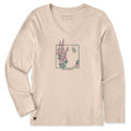 Women's Bugler Frame Long Sleeve Crusher Vee product image 1