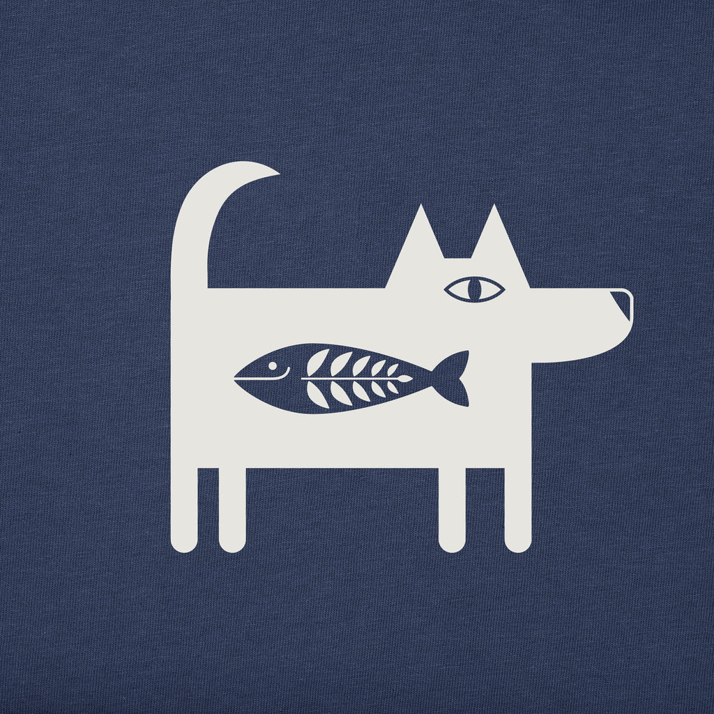 Men's Bert's Fish Dog Short Sleeve Crusher Tee product image 5