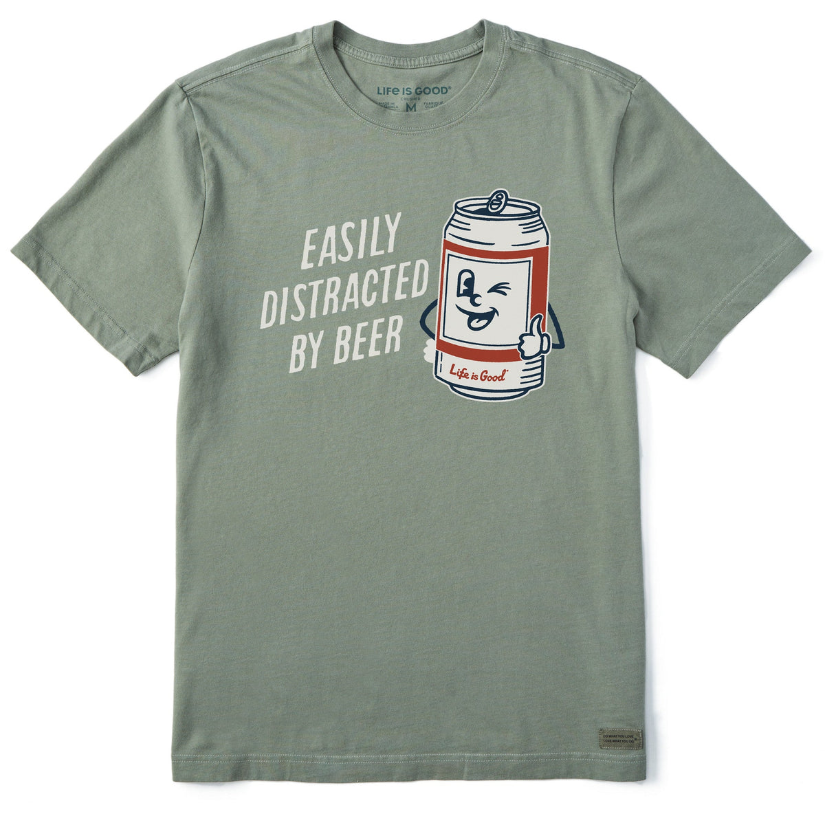 Men's Easily Distracted by Beer Can Short Sleeve product image 1